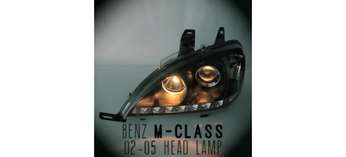AUTOLAMP LED PROJECTOR HEADLIGHTS MERCEDES-BENZ M-CLASS 2002-05 MNR